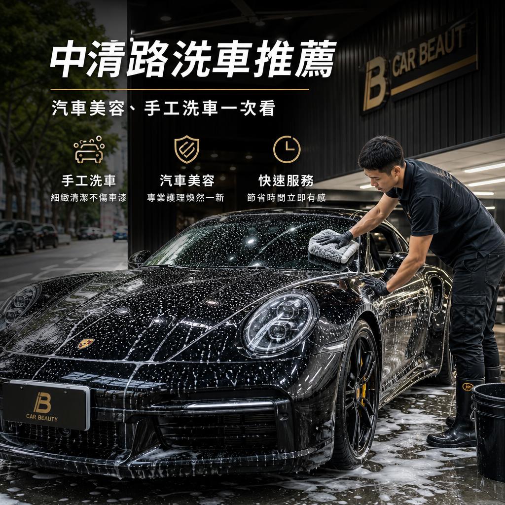 中清路洗車推薦|汽車美容、手工洗車一次看